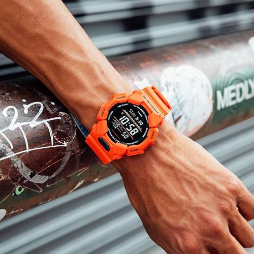 Casio G-Shock Red Orange Digital 10 Year Battery Watch GD-010-4 thumbnail 2