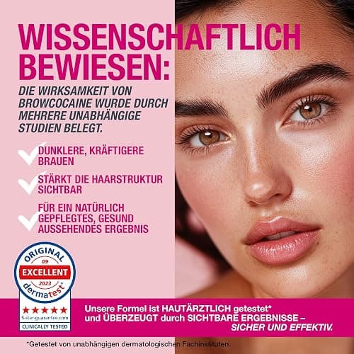 BROWCOCA!NE® Augenbrauen-Serum für schnelles Wachstum & volle Brauen | veganer Eye-Brow Booster by Svenja Walberg | Testsieger Augenbrauen-Wachstum MADE IN GERMANY thumbnail 3
