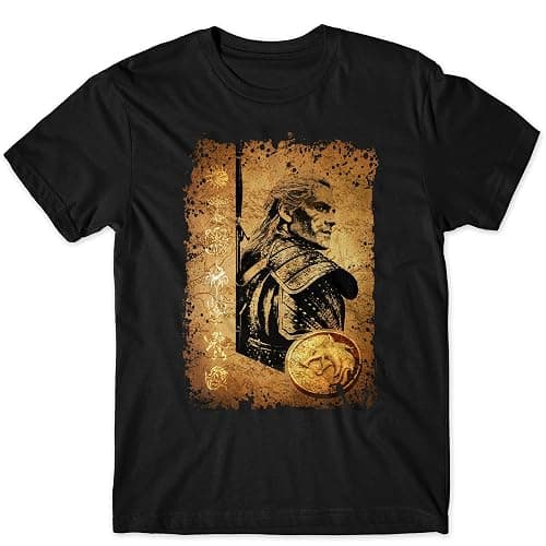 The Witcher Geralt Game and TV Series Adult T Shirt - Image 1