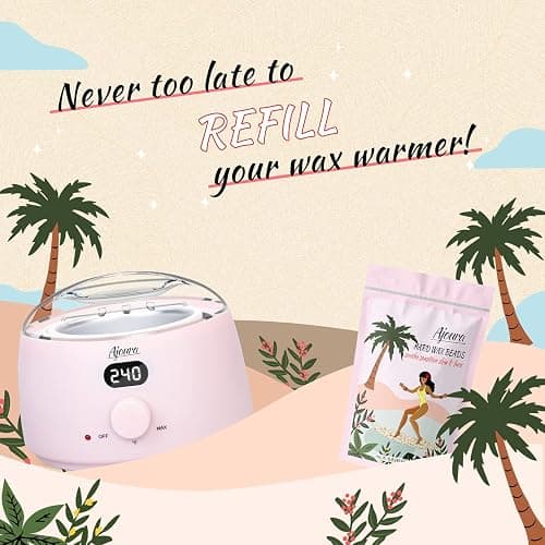 Ajoura 1lb Refill Wax Beans for Hair Removal Kit, Brazilian Coarse Waxing for Bikini, Face, Eyebrow, Back, Chest, Legs, Armpit, At Home Waxing Beads for Women Men thumbnail 7