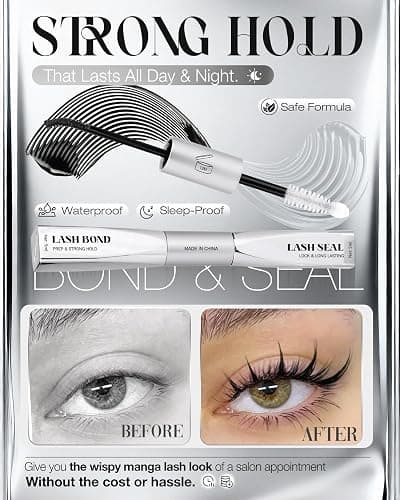 Viva Lash Clusters Kit Manga Eyelash Clusters Anime Individual Lashes Spiky Cluster Eyelash Extensions Kit 8-18MM Fairy Cluster Lashes Clear Band Lashes Clusters with Bond and Seal Lash Glue thumbnail 7