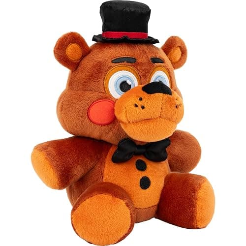 Jazwares Five Nights at Freddy’s Toy Freddy Plush - 8-Inch Stuffie with Soft Material and Glow-in-The-Dark Eyes thumbnail 3