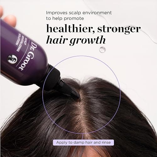 Dr. Groot Thickening Serum, Shampoo, Conditioner, and Scalp Treatment Set for Hair Loss – Clinical Results with Biotin and Rosemary for Hair Thinning, Shedding, Scalp Repair and Treatment thumbnail 9