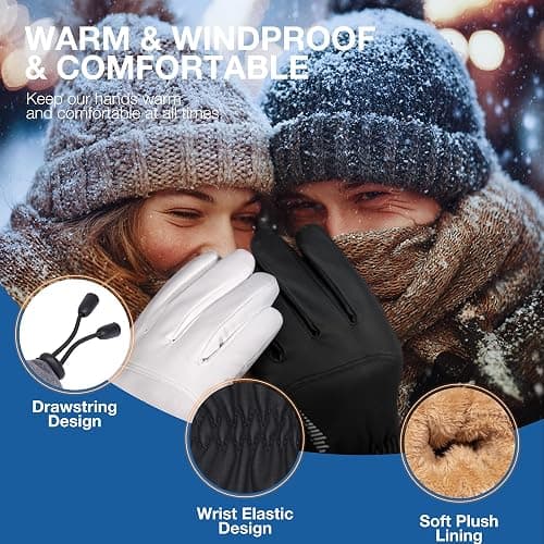 SIMARI Winter Gloves for Men Women, Warm Waterproof Gloves with Touchscreen Fingers, Ski Snow Windproof for Cold Weather Thermal, for Running Hiking Driving Cycling Outdoor Sports Daily Work thumbnail 2