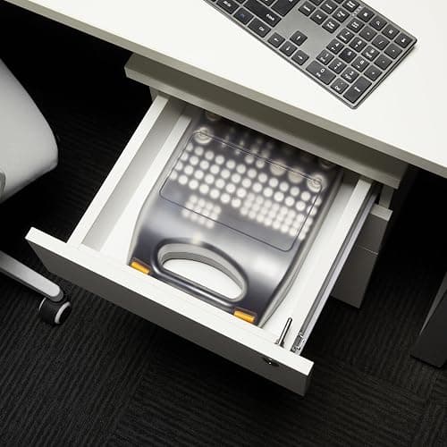 Amazon Basics Battery Organizer with Tester, Wall-Mounted Design, Handle Holds 110 Batteries, Clear/Black thumbnail 6