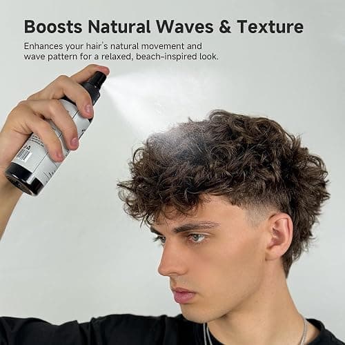 BlackMask Sea Salt Spray for Men – Natural Volume & Texture, Lightweight Hold, Effortless Style thumbnail 4