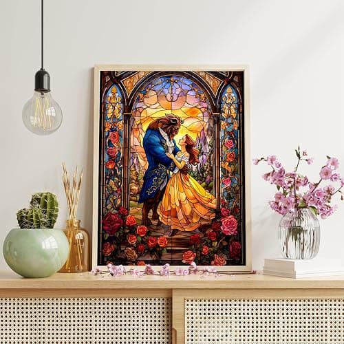 Bellatoi Diamond Painting, Diamond Art, Diamond Painting Pictures for Adults and Children, DIY Painting Kits for Bedroom Living Room Wall and Entrance Decoration thumbnail 2