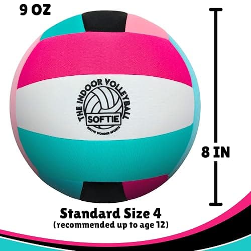 Revive Wonder The Indoor Volleyball – Kids Volleyball Practice Ball | Soft, Silent Indoor Volleyball Gear & Equipment for Safe Foam Touch Play & Training Sports thumbnail 3