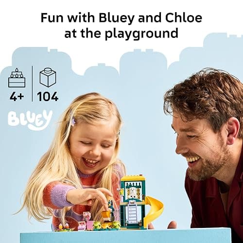 LEGO Bluey Playground Fun with Bluey and Chloe Sensory Building Blocks - Preschool Pretend Play & Learning Toys for Kids - 4 Year Old Girl & Boy Birthday Gifts - 11201 thumbnail 2
