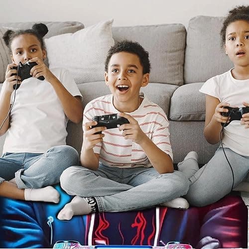 jvycjlu Gaming Throw Blanket, Boys Girls Gaming Blankets, Gaming Blanket for Boys Gifts for The Ultimat Gaming for Kids Teens Son Husbands Men Boyfriends Sofa Bedroom thumbnail 4
