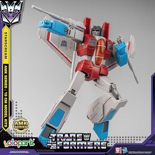 YOLOPARK Starscream Transformer Toys,AMK Series Transformers G1 Action Figures,7.48 Inch Highly Articulated Transformers Decepticon Toys for Adults Boys Girls,No Converting thumbnail 4