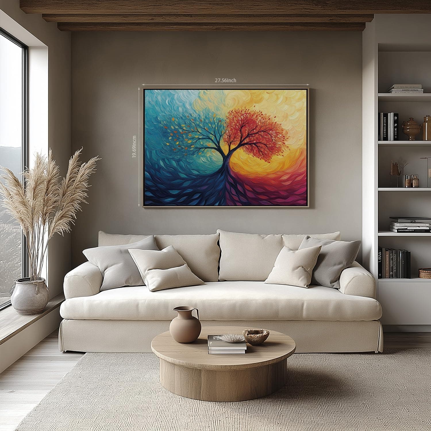 1000 Piece Puzzle for Adults, Tree of Life and Time Mosaic Puzzles for Adults 1000 Pieces, Puzzle with Letters on Back, Size is 27.5"x19.6",Impossible Hard Difficult Fun and Challenging thumbnail 6