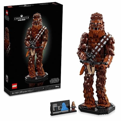 LEGO Star Wars Chewbacca, Buildable Star Wars Collectible for Adults, Build and Display Chewbacca Collectible, Fun Star Wars Gift for Teens, Adults or Any Star Wars Original Trilogy Fan, 75371 - Image 1