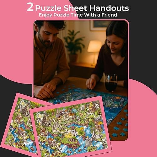 Time Warp Puzzle Mystery Jigsaw Puzzle 1000 Pieces for Adults Day Night Series - A Challenging, Difficult, Picture Changing Puzzle to Solve 26.625 x 19.25 in (Starwatchers) thumbnail 4