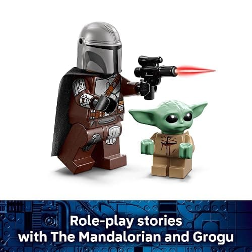 LEGO Star Wars The Mandalorian & Grogu’s Speeder Bike Building Toy for Boys & Girls - Pretend Play Space Vehicle W/2 Star Wars Character Figures for Kids, Ages 6+ - Gift Idea for Birthdays - 75436 thumbnail 5