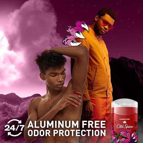 Old Spice Aluminum Free Deodorant for Men, 24/7 Freshness, Long Lasting Protection Legendary Fragrance, Raptorstrike, Dark Berry Scent, 85g thumbnail 5