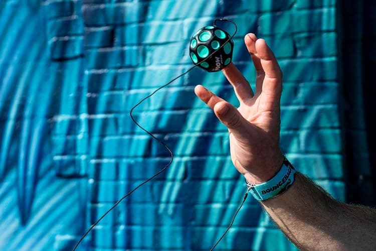 Waboba Bounceback Returning Yellow Moon Ball Hyper Bouncy Balls, Extreme Bounce and Fun, Super High Bouncing Ball for Active Play and Outdoor Games thumbnail 4