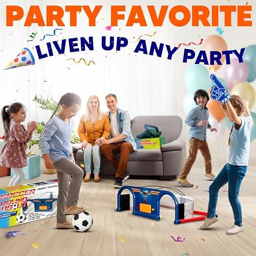 E E-JET GAMES Soccer Trainer, Kids Soccer Exercises Training Set | Improve Agility First Touch Ball Control & Foot-Eye Coordination Hand-Eye thumbnail 5