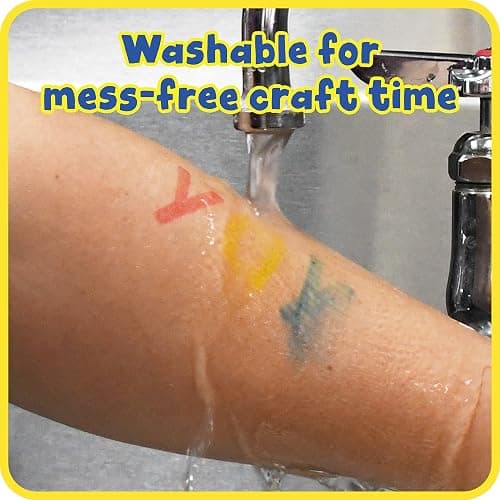 READY 2 LEARN Jumbo Washable Stamp Pad - 4-in-1 Primary Colors - Non-Toxic - Fade Resistant - Perfect for Scrapbooks, Posters and Cards thumbnail 7