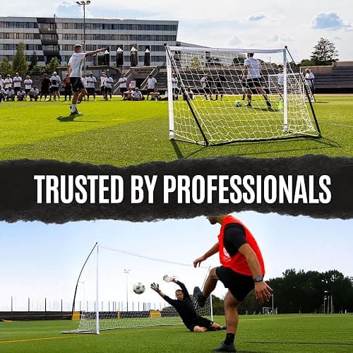 QUICKPLAY Kickster Soccer Goal Range – Ultra Portable | Quick and Easy Set Up | Includes Net and Carry Bag | Available in 7 Sizes | Backyard Soccer Net for Kids & Adults [Single Goal] thumbnail 4