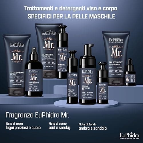 Euphidra - Mr. Schiuma Detergente Viso, Detersione Delicata per Pelli Sensibili e Miste, Formula Leggera, Morbida e Idratante a Base di Tensioattivi, Flacone Riciclato, 175 ml thumbnail 4