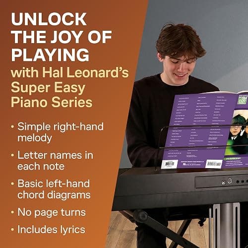 The Beatles - Super Easy Songbook | 60 Classic Songs for Beginner Piano Players | Easy Piano Sheet Music for Students Teachers and Fans | Simple Melodies Chord Diagrams and Note Names thumbnail 8