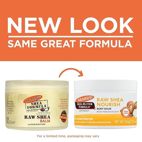 Palmer's Shea Butter Formula Raw African Shea Butter Balm, Nourishing Body Moisturizer for Rough, Dry Skin, 7.25 Ounces thumbnail 2