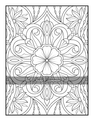 100 Amazing Patterns: An Adult Coloring Book with Fun, Easy, and Relaxing Coloring Pages thumbnail 30