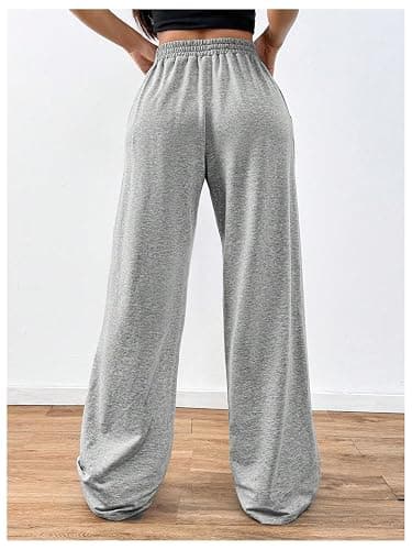 SOLY HUX Women's Y2k Sweatpants Drawstring Waist Straight Leg Gothic Grunge Pants Streetwear thumbnail 2