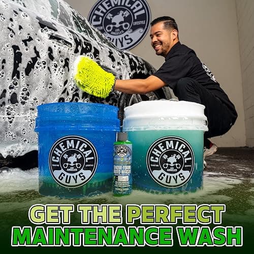 Chemical Guys CWS 110 64 Honeydew Snow Foam Car Wash Soap (Works with Cannons, Foam Guns or Bucket Washes) Safe for Trucks, Motorcycles, RVs & More, 64 fl oz (Half Gallon), Honeydew Scent - 64 Fl Oz (Pack of 1) - HONEYDEW thumbnail 8