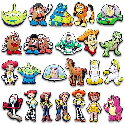 23Pcs Cartoon Charms for Croc Clog Shoes Decoration, Cartoon Game Charms Accessories for Adult - Image 1