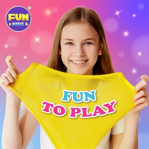 1:1 Buttery Glue Slime Kit for Kids Ages 8-12, FunKidz Ice Cream Slime Making Kits for Girls Toys Includes 19 Pieces Supplies to Make Butter Slime Activity Party Gifts thumbnail 6