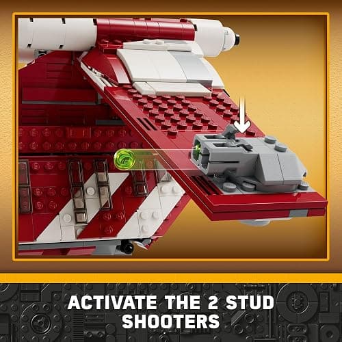 LEGO Star Wars: The Clone Wars Coruscant Guard Gunship 75354 Buildable Star Wars Toy for 9 Year Olds, Gift Idea for Fans Including Chancellor Palpatine, Padme and 3 Clone Trooper Minifigures thumbnail 4