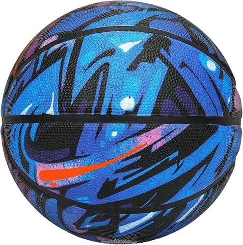 AND1 Chaos Basketball: Official Regulation Size 7 (29.5 inches) Rubber - Deep Channel Construction Streetball, Made for Indoor Outdoor Basketball Games thumbnail 2