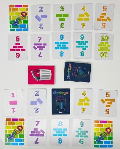 Regal Games Garbage Monsters Card Game Set for Kids, Teens & Adults - 2-4 Player Fun Family Games - Travel Playing Cards (16 Garbage Monsters Cards) thumbnail 5