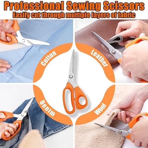 Sewing Kit for Adults,Maxfanay Needle and Thread Kit for Sewing,Professional Sewing Supplies Accessories with Tailor Scissors,43XL Thread,30 Needles,Yarn Snips and More for Travel Home Beginners thumbnail 5