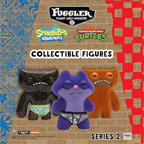 Fuggler Series 2 Collectible 6-Pack Window Box Creepy Funny Plush Figures Including Rare Hidden Surprise Character Paramount Crossovers (Assortment A-G) (Assortment E) thumbnail 2