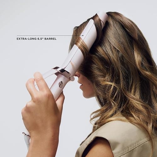 T3 SinglePass Curl X Extra-Long Barrel 1", 1.25", 1.5" Curling Iron with 9 Heat Settings and Ceramic Barrel for Fast Styling and Lasting Results on All Hair Types thumbnail 4