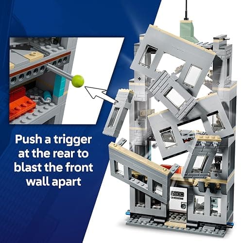 LEGO|Marvel Spider-Man vs. Hulk Epic Clash - Interactive Superhero Toy w/ 4-Floor Office, Action Figure & 5 Minifigures incl. Scorpion - Gift for 8+ Year Old Boys & Fans - 76350 thumbnail 4