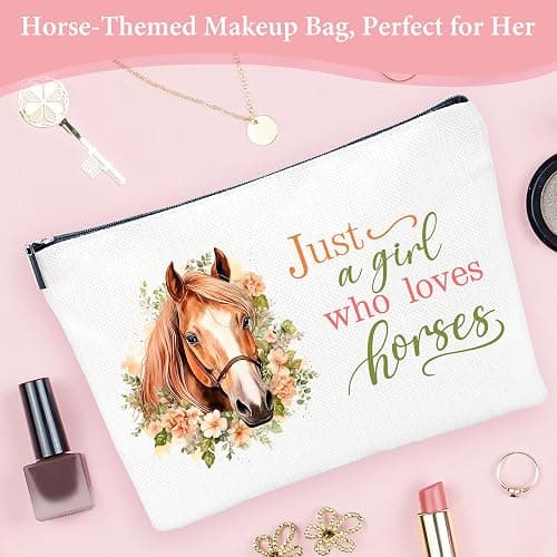 YENCHORN Horse Gifts for Girls Women Hobby Horse Stuff for Girl Horses Themed Gifts Accessories for Horses Lovers, Equestrian Girls, Cowgirl Gift Decoration Supplies Stuff for Equestrian Women thumbnail 6