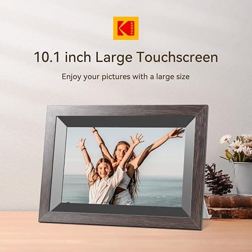 KODAK 10.1 Inch WiFi Digital Picture Frame with 32GB Storage, Electronic Smart Digital Photo Frame 1280x800 IPS Touch Screen, Auto-Rotate, Share Moments Instantly Gifts for Women Mothers Day Christmas thumbnail 3