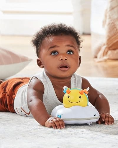 Skip Hop Baby Follow-Me Bee Tummy Time Crawl Toy 3-Stage Infant Sensory Development with Lights Sounds and Music Explore & More Age 5m+ thumbnail 5
