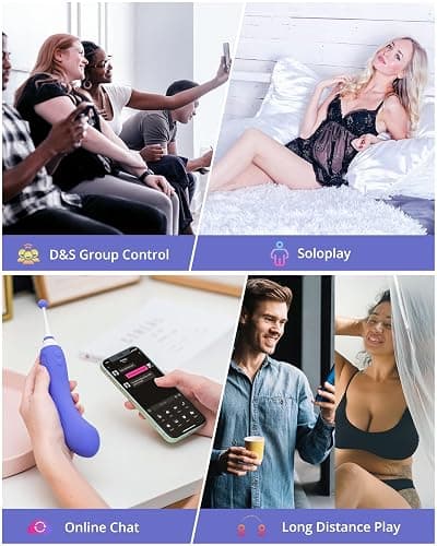LOVENSE Hyphy G Spot Vibrator for Clitoris Vagina Dual Stimulator, 3 Attachments Mini Nipple Massagers for Female, Small Vibrator Sex Things for Women Pleasure, Waterproof Vibrating Sex Toys thumbnail 3