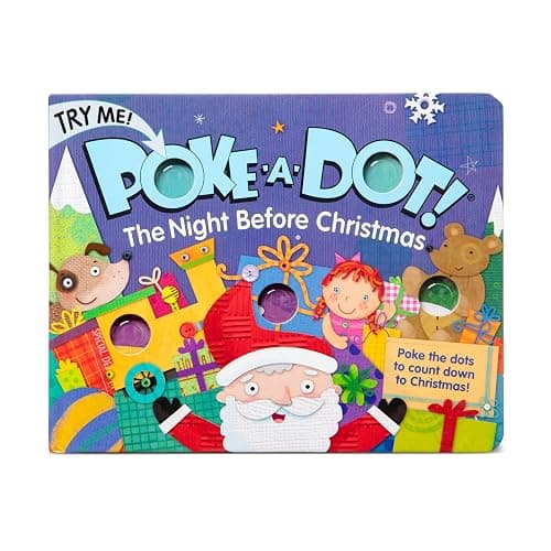Melissa & Doug Children's Book - Poke-a-Dot:The Night Before Christmas (Board Book with Buttons to Pop) thumbnail 6
