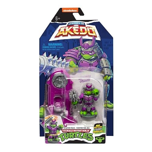 Full Set of 8 Unique Characters - Legends of Akedo Teenage Mutant Ninja Turtles, Mini Battling Warriors TMNT Figure with Samurai Deco Ready to Battle, with Unique Weapons, Ready, Fight, Split Strike thumbnail 2