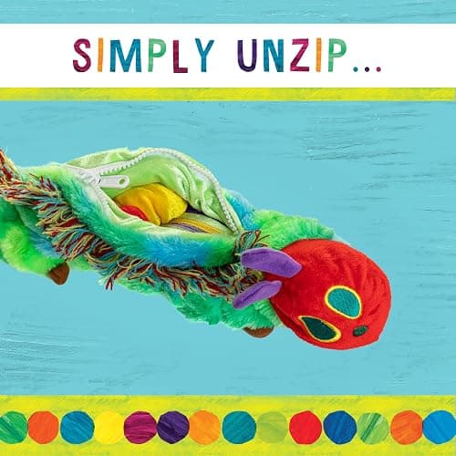KIDS PREFERRED World of Eric Carle, The Very Hungry Caterpillar Butterfly Reversible Stuffed Animal Plush Toy, 16",Green thumbnail 4