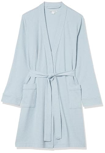 Amazon Essentials Women's Lightweight Waffle Full-Length Bath Robe with Pockets (Available in Plus Size) thumbnail 9
