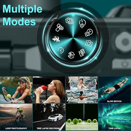 5K Digital Camera for Photography - 75MP WiFi Vlogging Camera for YouTube - UHD 18X Zoom Digital Cameras with Flip Screen 3" 180° - Travel Photography Flash Camara for Beginners & Adults thumbnail 7