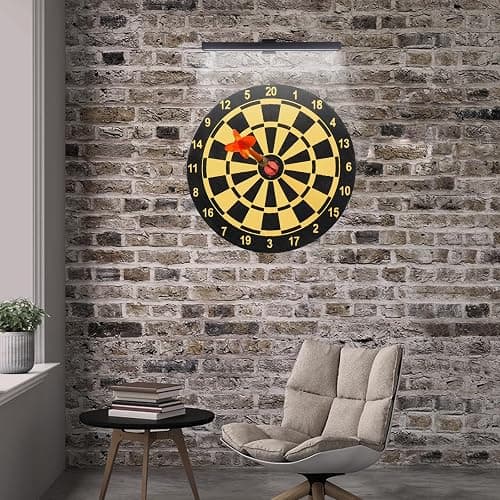 MIOBLUE LED Picture Lights with Remote, 16in Metal Battery Operated Picture Light,Rechargeable Display Lamp,Dimmable Dartboard Light with Timer for Frame Wall Portrait Art, 2Pack thumbnail 6