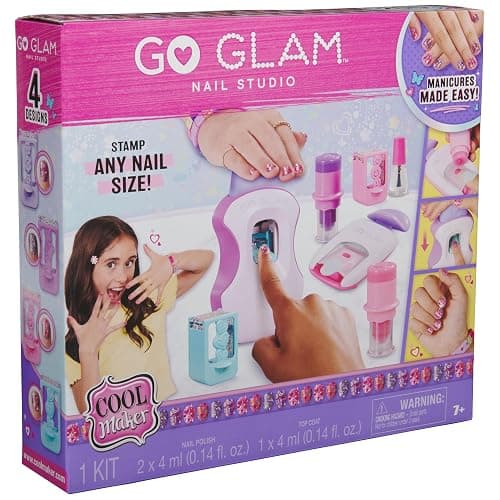 Cool Maker, GO GLAM Studio Nail Kit, Style 200 Nails, 4 Designs, 2 Polish Applicators & Mask (Packaging May Vary), Arts and Crafts for Ages 7 and up thumbnail 9